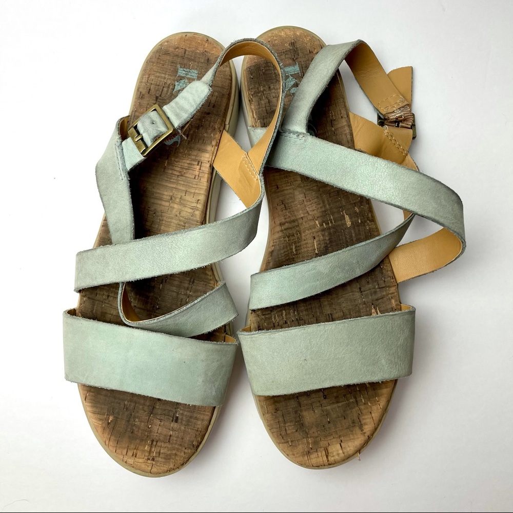 Kork-Ease Sindre Blue Platform Sandal - Picture 4 of 7